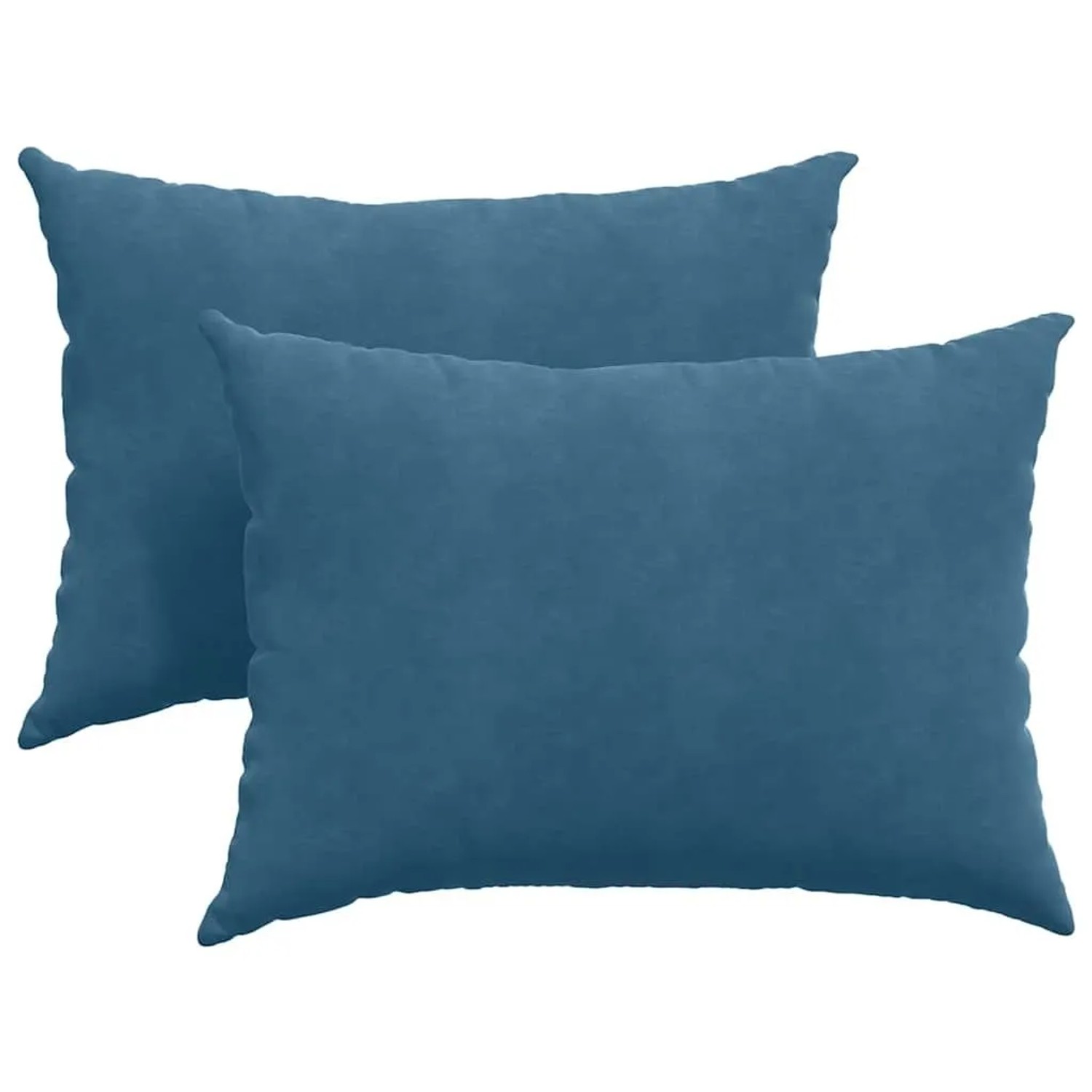 vidaXL Sofakissen 2 Stück Blau 70 x 50 cm Cordstoff 42013755