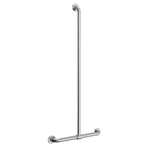 Delabie Handlauf T-Form verschiebbar Ø 32 mm 1160 x 500 mm Edelstahl seidenglanz.
