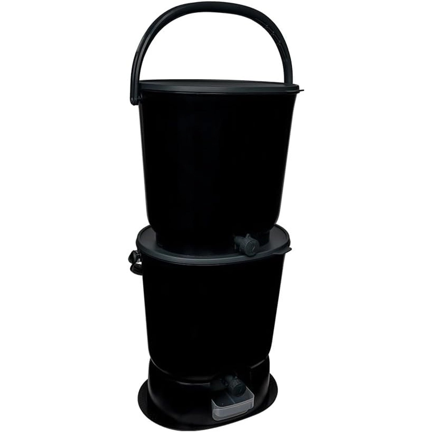 Skaza Biomülleimer Bokashi Essential 2er Set Schwarz günstig online kaufen