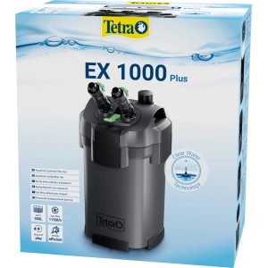 Tetra EX 1000 Plus Außenfilter-Komplettset im Karton, Aquarium Filter für klares Wasser.