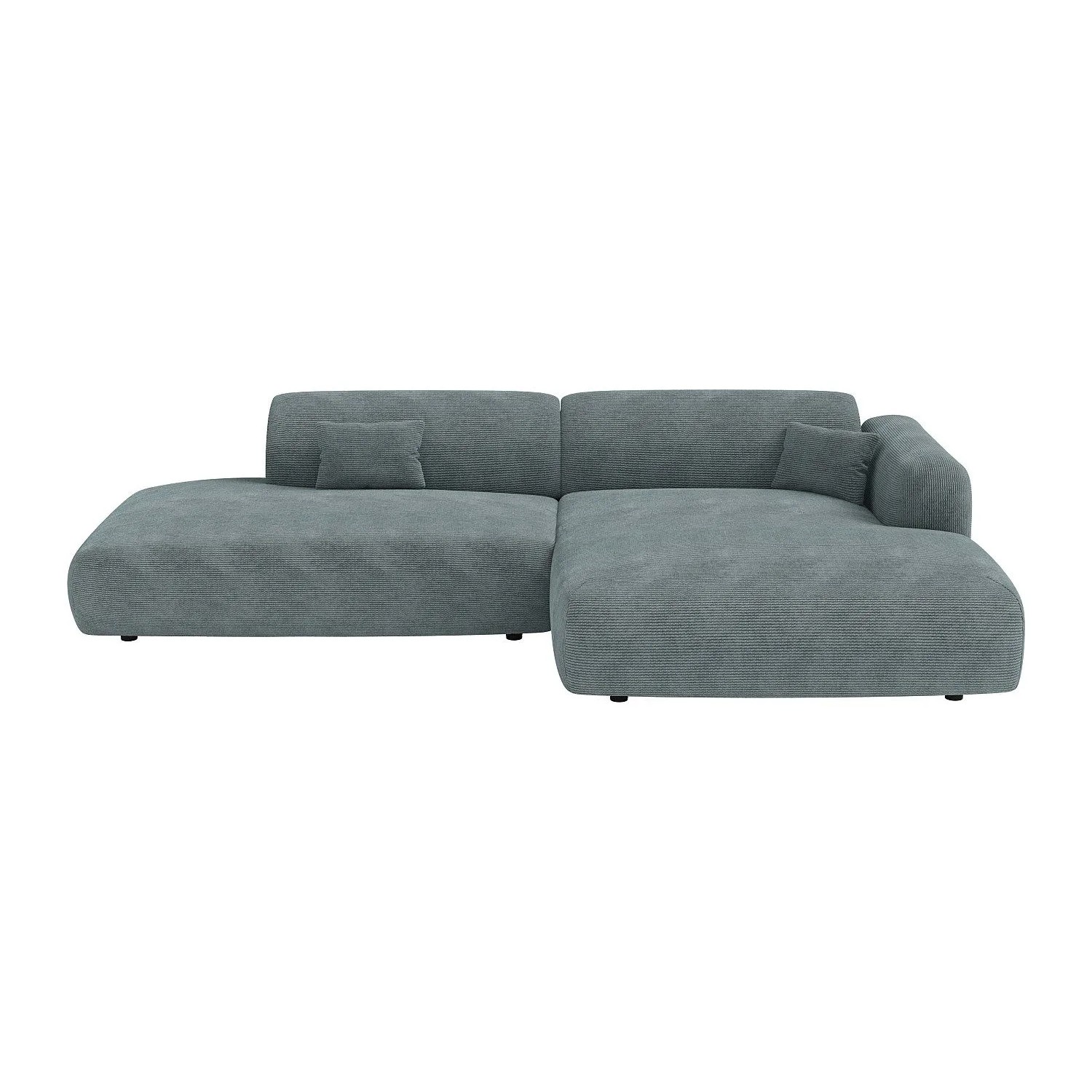 Vente-unique Sofa Ohne Schlafmöglichkeit Pogni Blau 300 cm