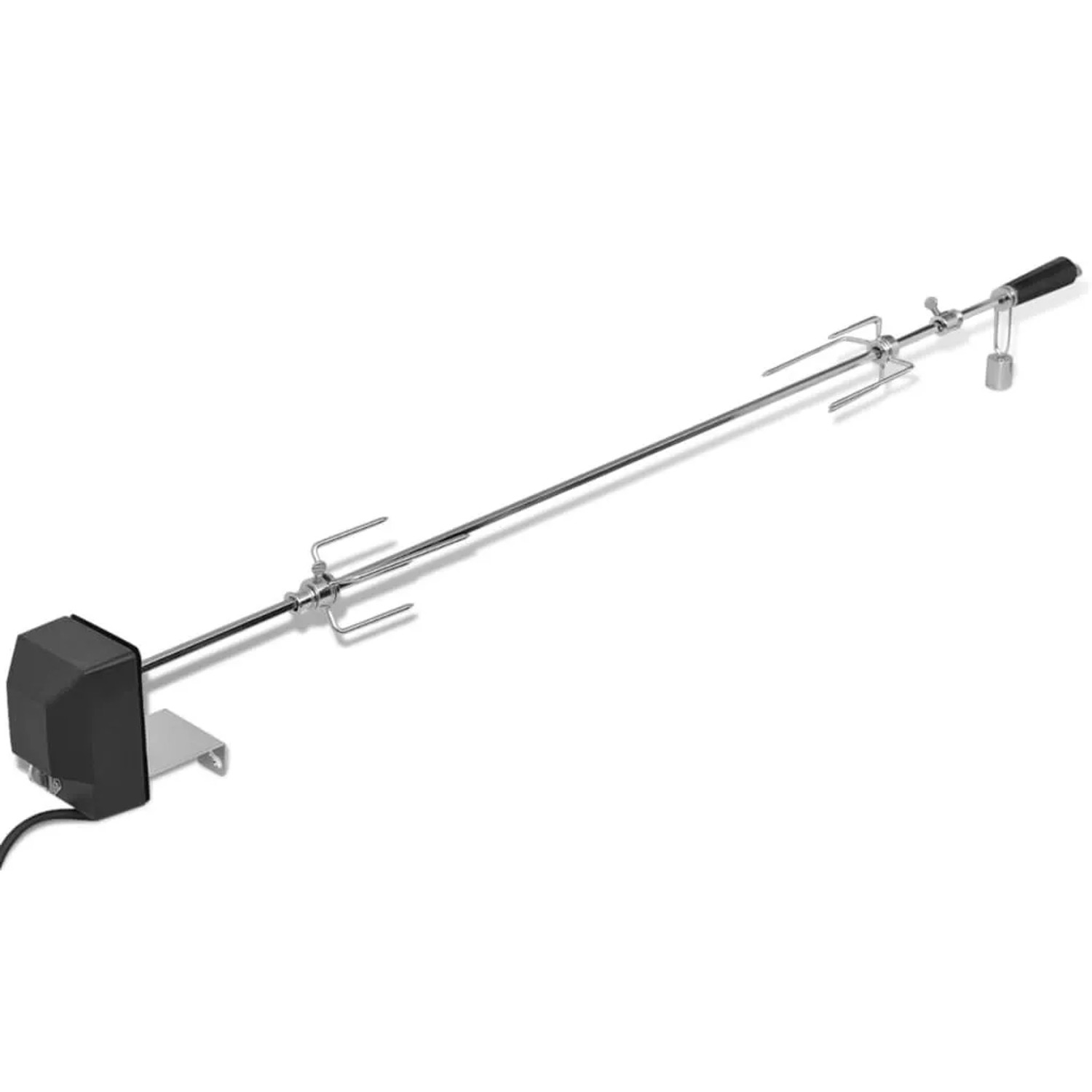 vidaXL Rotisserie Grill mit Elektromotor Stahl 1200 mm 42250