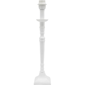Weiße PR Home Salong Tischlampe aus Metall, 42cm hoch, E27 Fassung.