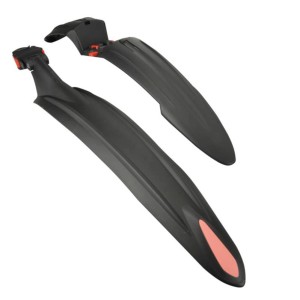 Fischer Fahrrad Spritzschutz Set für 26-29 Zoll Fahrräder, einfache Montage.