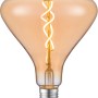 Just Light. E27 LED-Leuchtmittel, 4W, goldfarben, mit Filament im Vintage-Look.