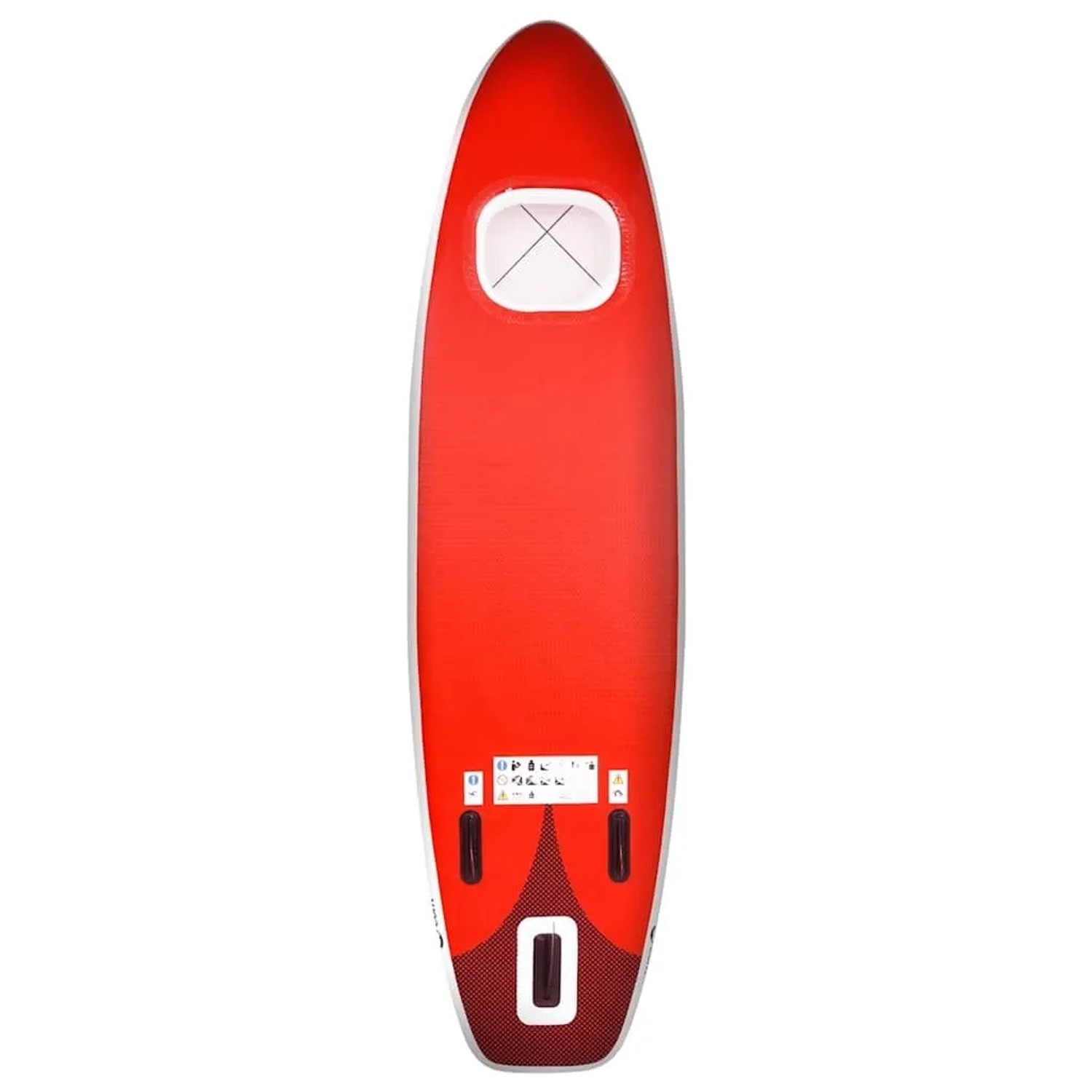 vidaXL SUP-Board-Set Aufblasbar Rot 330x76x10 cm 93386_4