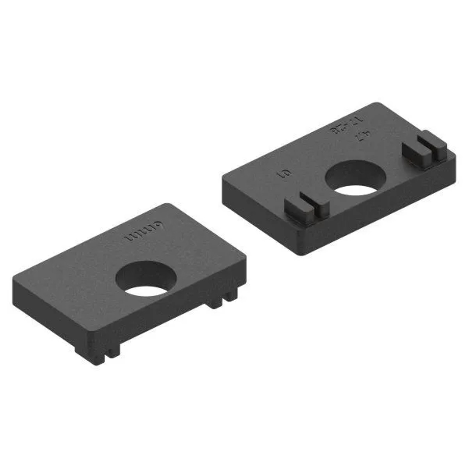 FeNau 1 Paar Gummis Zu Glasklemme 45x45x26 mm AbZ Für 6 mm Glas ESG