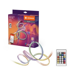 Ledvance Smart LED-Streifen Neon Flex inkl. Fernbedienung WiFi Magic RGB 500 cm