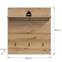 Inn.Furn Garderobenpaneel in Evoke Eiche 90 cm Shawn_9