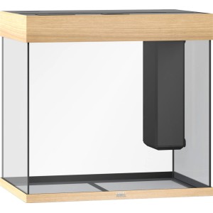 Juwel Aquarium-Set Lido LED, helles Holz, 120 l, mit Filtersystem.