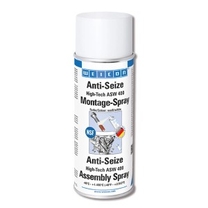 WEICON Anti-Seize ASW 400 Montagespray, 400ml Dose, für Korrosionsschutz und Verschleißminderung.