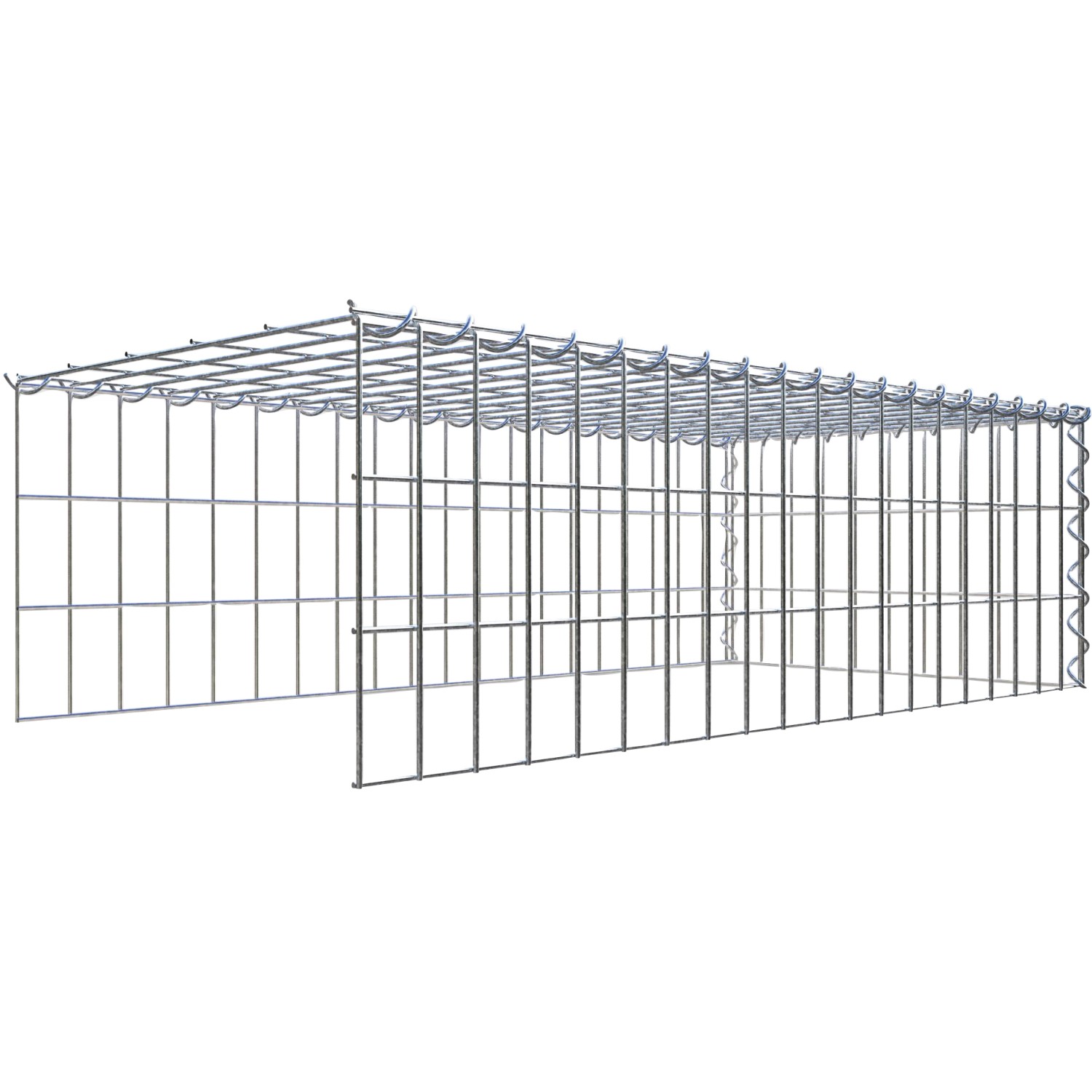 Gabiona Gabione-Anbaukorb Typ 4 30 x 100 x 50 cm Maschenw 5 x 10 cm