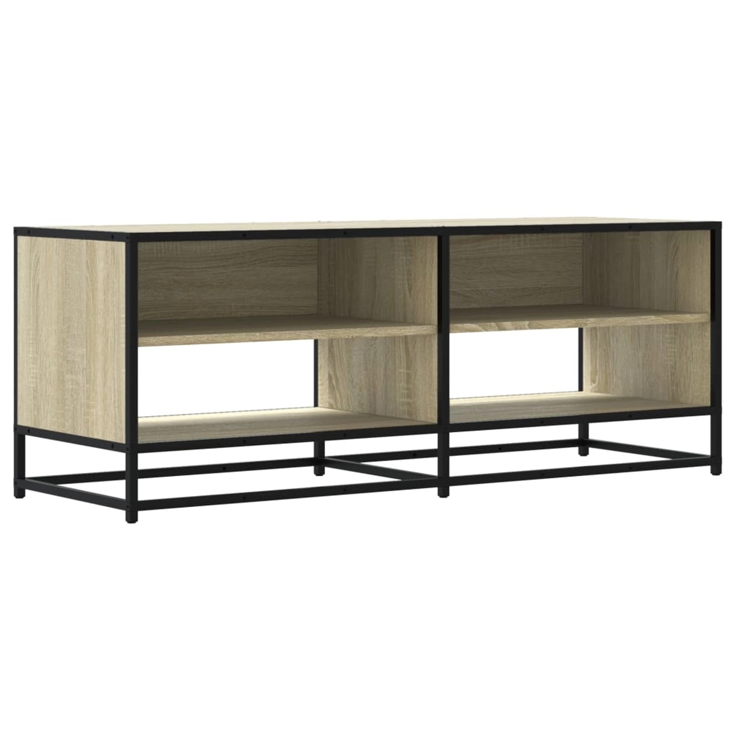 vidaXL TV-Schrank Sonoma-Eiche 120,5x40x46 cm Holzwerkstoff und Metall 848890