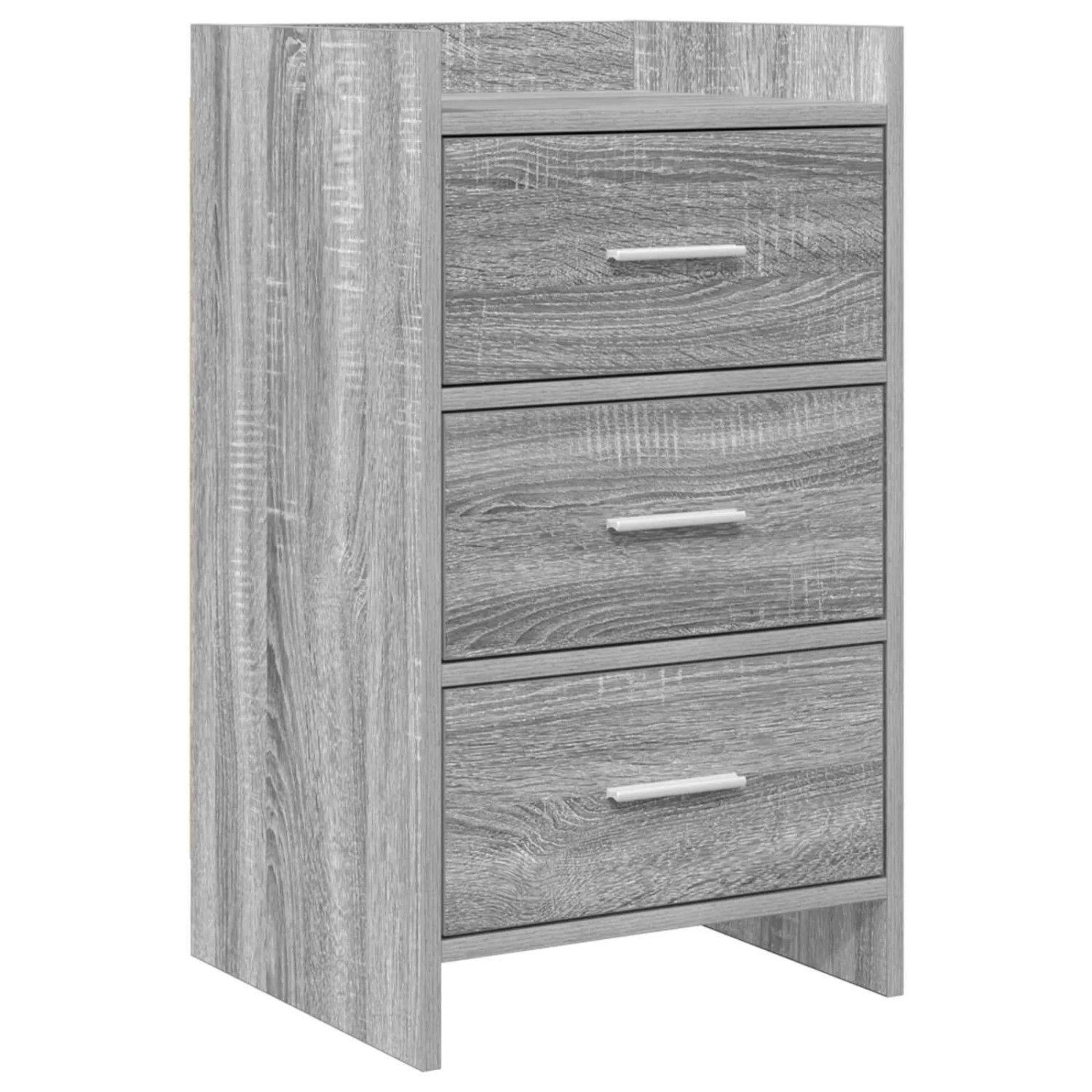 vidaXL Nachttische Grau Sonoma 40 x 36 x 70 cm Holzwerkstoff 8011032
