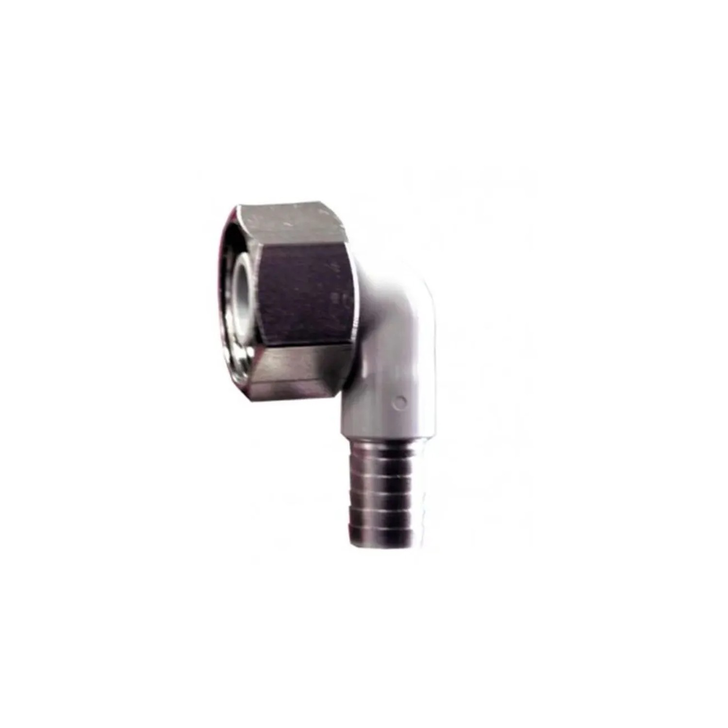 Ich-Zapfe Winkelverschraubung CNS 90° für Bierschlauch 5/8 Zoll NW 10 mm