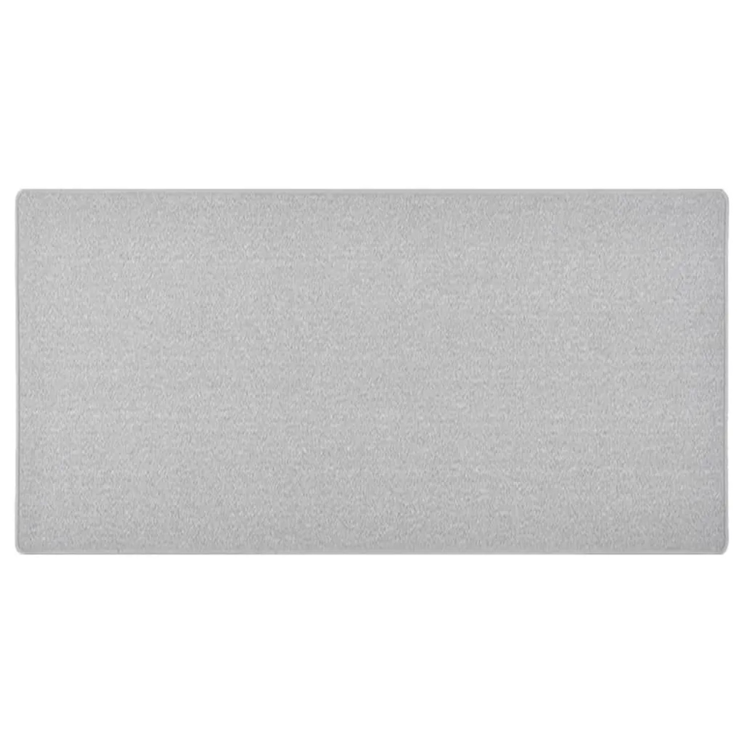 vidaXL Teppichläufer Hellgrau 80x150 cm 326993