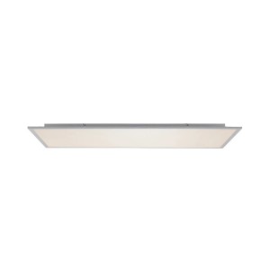 Lindby LED Panel Zento 9956036 Dimmbar mit Leselampe Modern in Alu 1-flammig Küchenleuchte