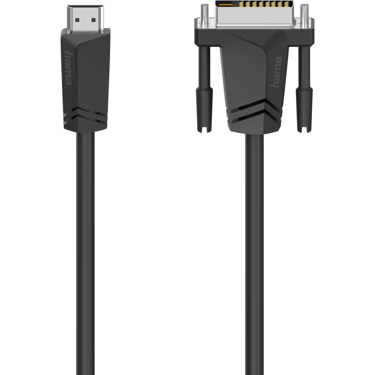 Hama Verbindungskabel HDMI-Stecker/DVI/D-Stecker Schwarz 1,5 m