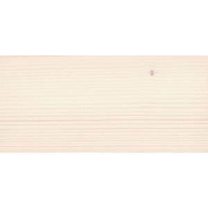 Holzoberfläche behandelt mit Osmo Dekorwachs Transparent Weiss, einem transparenten Holzanstrich.