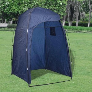 Furnicato Duschzelt Umkleidezelt Blau 130 X 130 X 210 Cm
