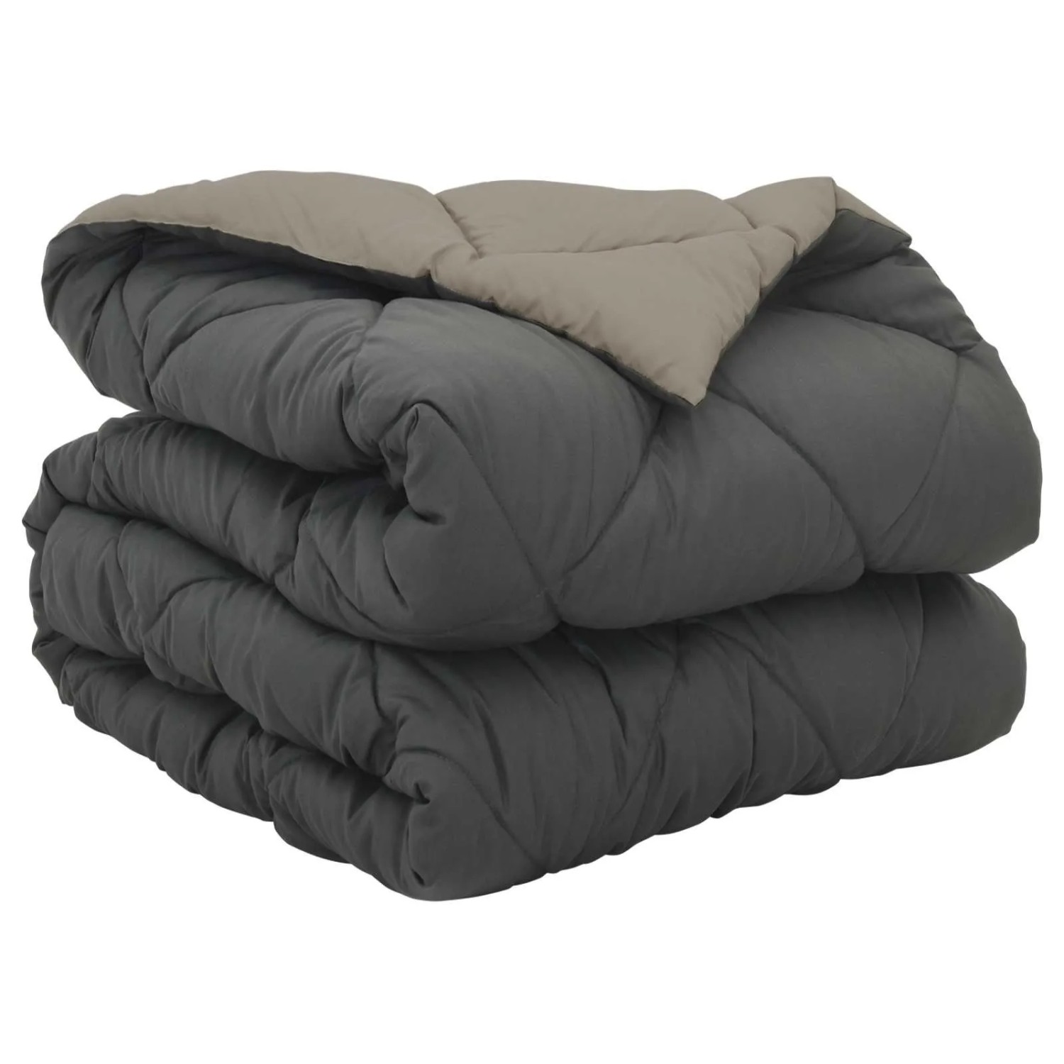 vidaXL Ganzjahresbettdecke Hellgrau und Anthrazit 200 x 135 cm 42025632 günstig online kaufen