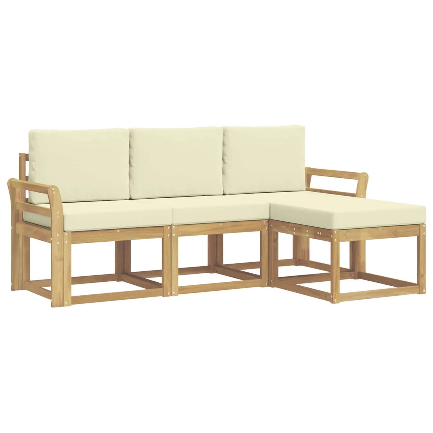 vidaXL Outdoor-Sofagarnitur 4-Tlg 3387454