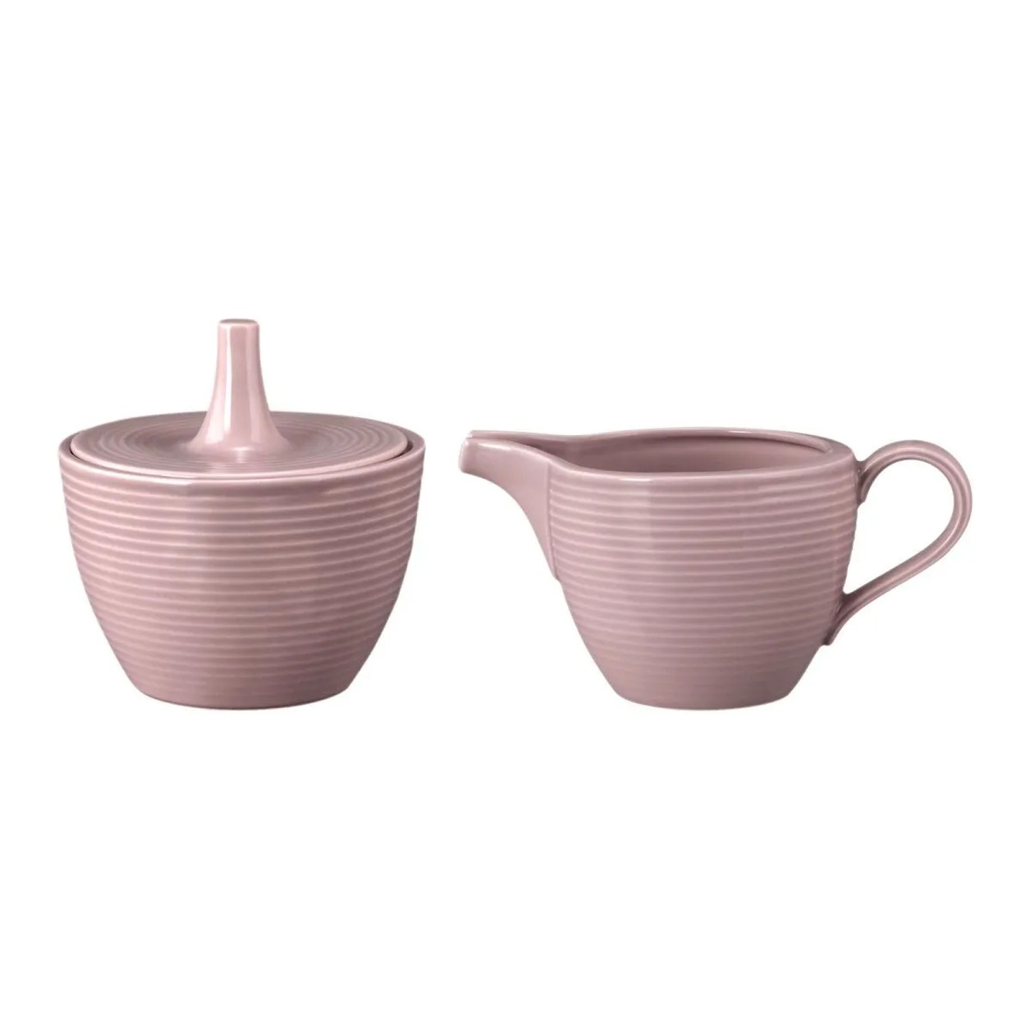 Seltmann Weiden Beat Color Glaze Milch- und Zucker-Set 2-teilig Altrosa