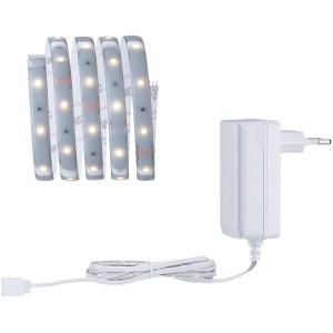 MaxLED 250 Basis-Set: 1,5 m LED-Streifen warmweiß mit Netzteil, ideal für indirekte Beleuchtung.