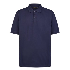 Marineblaues Hans Schäfer Workwear Polo-Shirt Gr. XL aus Baumwolle.