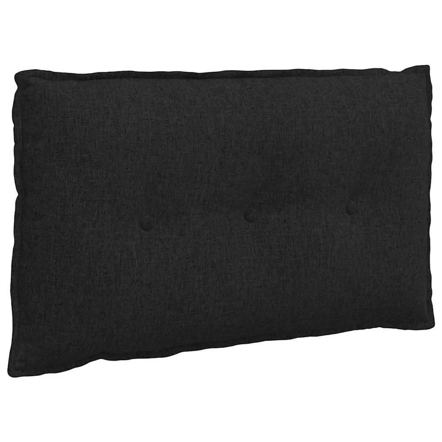 vidaXL Rückenkissen Schwarz 80 x 19 x 50 cm Stoff 42014703