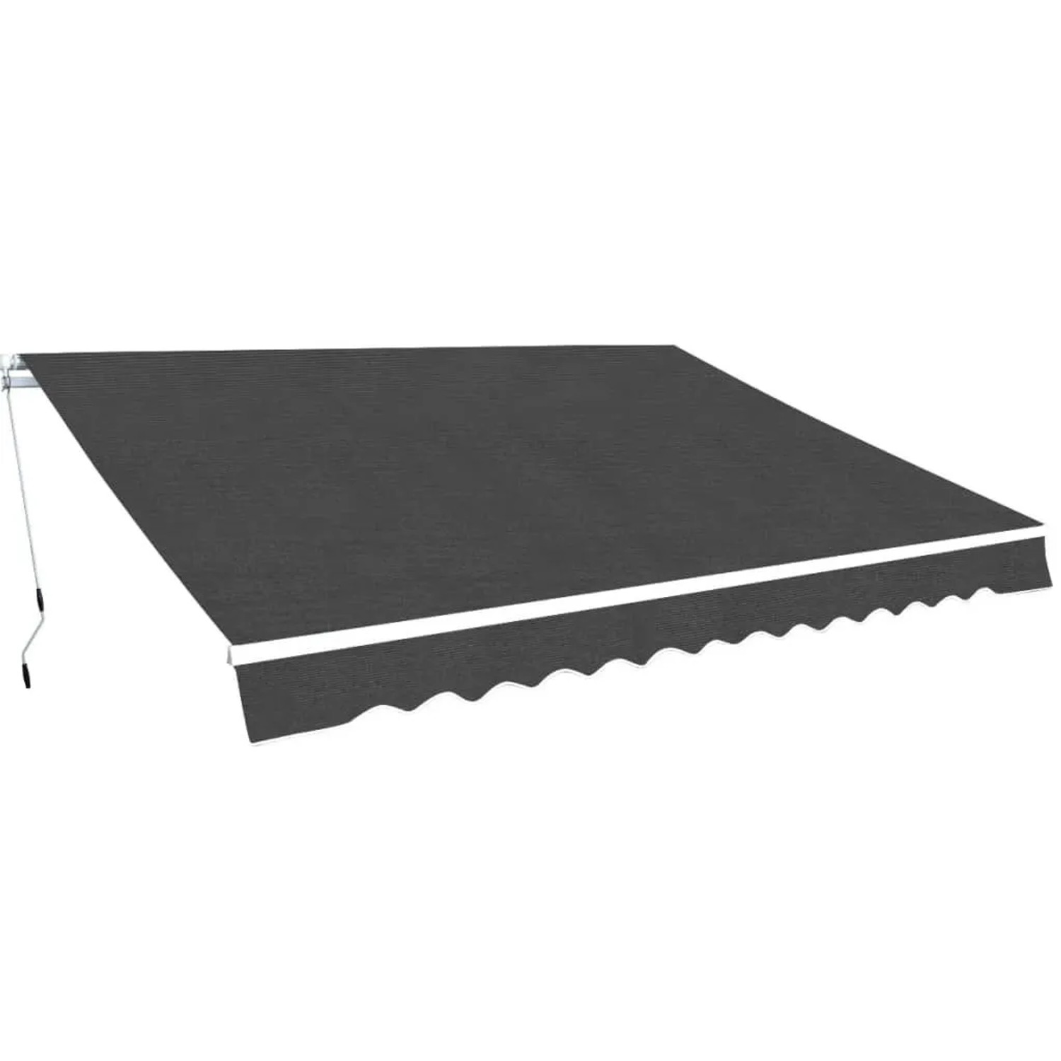 vidaXL Gelenkarmmarkise 400 cm Anthrazit 275576