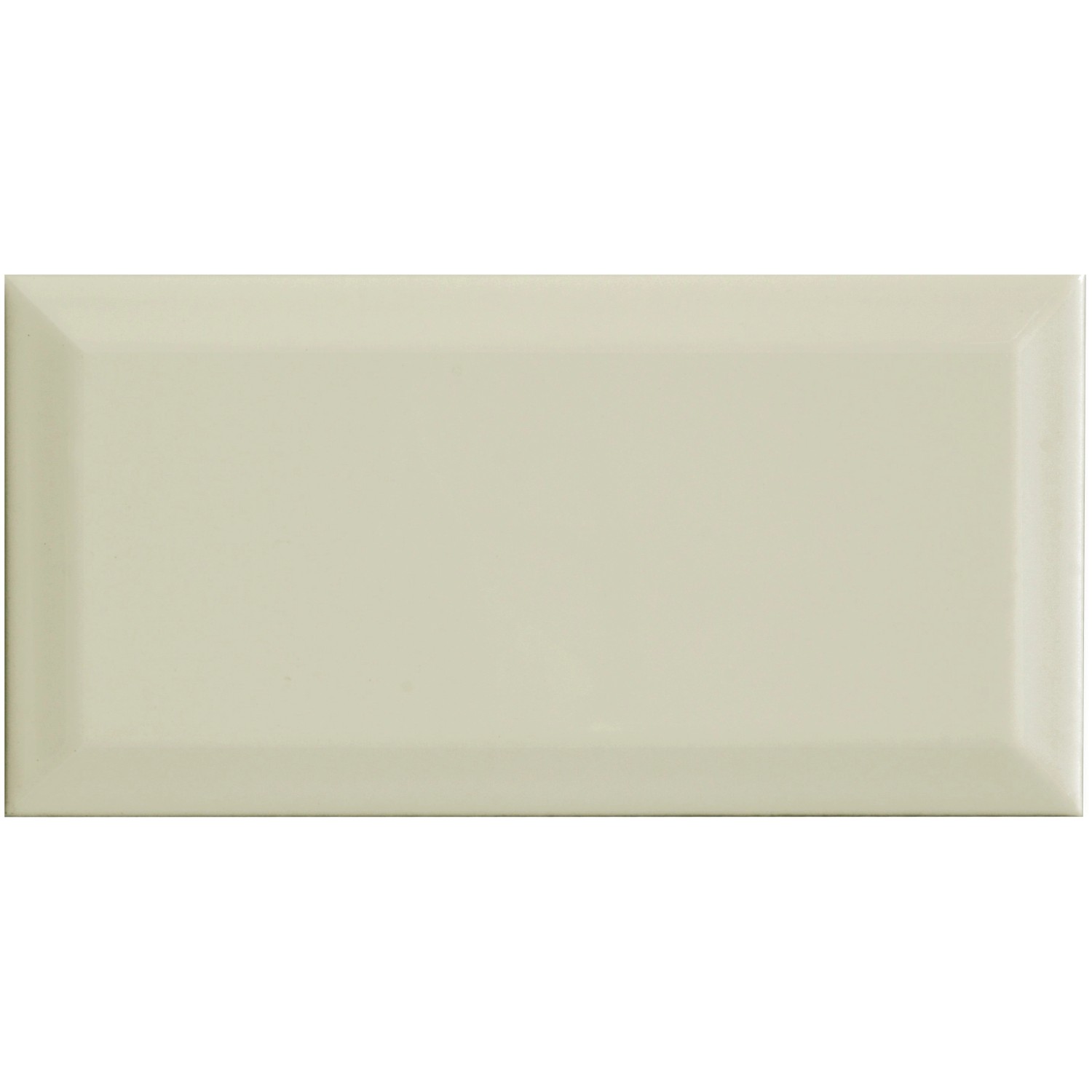 Wandfliese Facette Metro Creme glänzend glasiert 10 cm x 20 cm günstig online kaufen