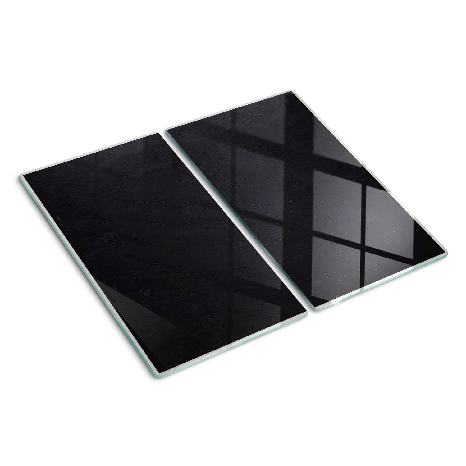 Tulup Herdabdeckplatte SET aus 2 Stück 30x52 cm Schneidebrett Glas Schutzpl günstig online kaufen