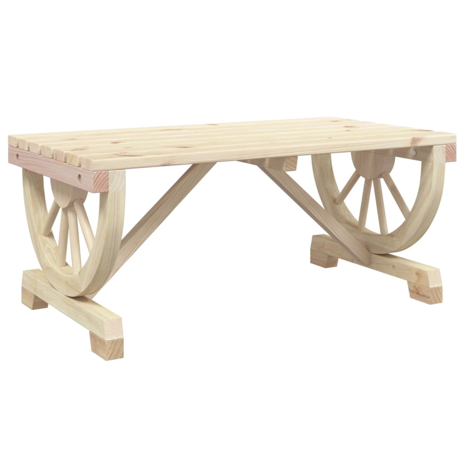 vidaXL Garten-Couchtisch 90x50x40 cm Massivholz Tanne 365107 günstig online kaufen