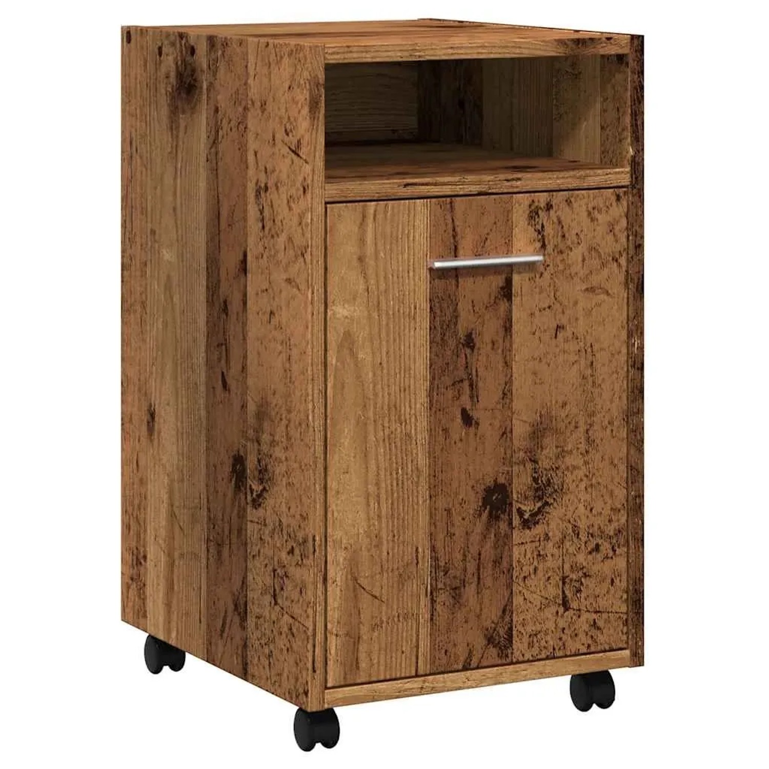 vidaXL Schrank mit Rollen Altholz-Optik 33x38x60 cm Holzwerkstoff 856562 günstig online kaufen