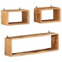 vidaXL 3-Tlg Würfelregal-Set Massivholz Akazie 328262_8