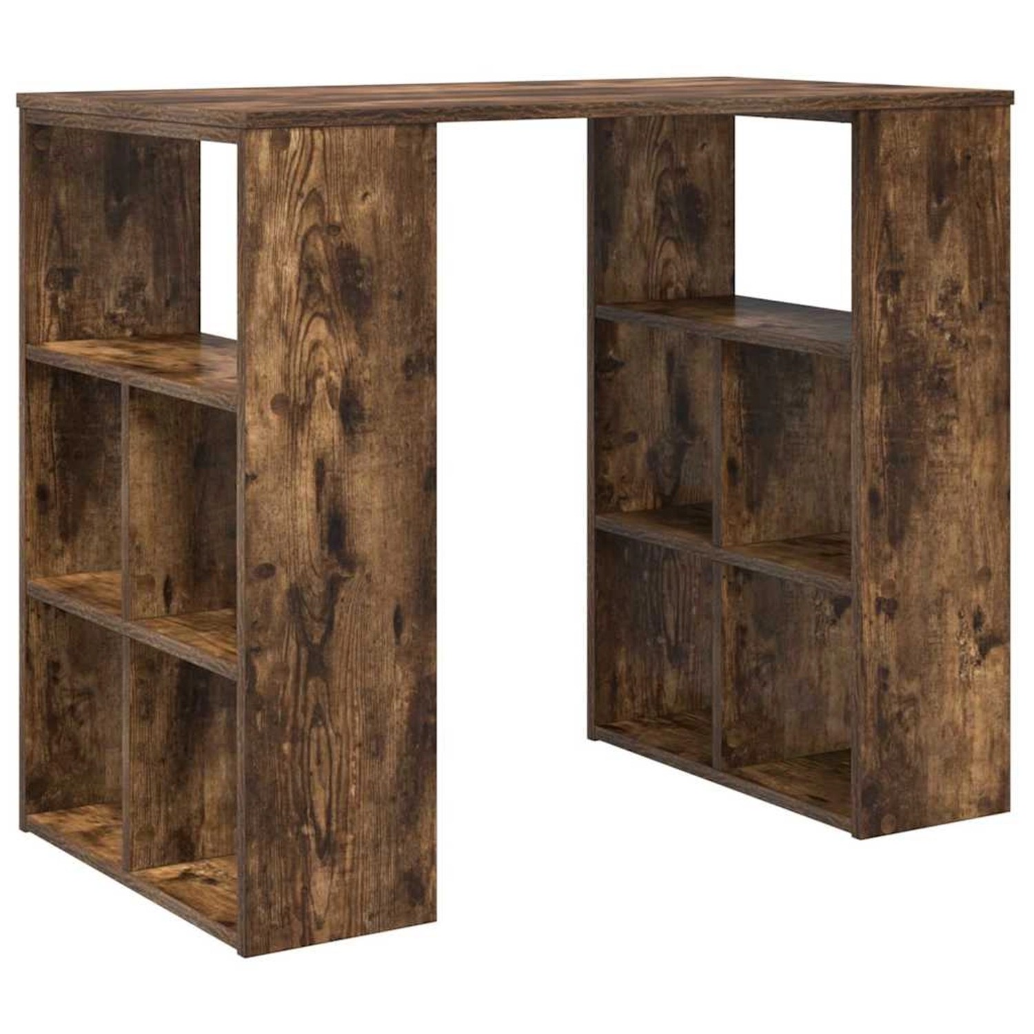 vidaXL Schreibtisch Räuchereiche 90 x 50 x 75 cm Holzwerkstoff 869510 günstig online kaufen