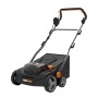 Worx 40 V Akku-Vertikutierer WG855E.9, Elektro-Vertikutierer in Schwarz und Grau.