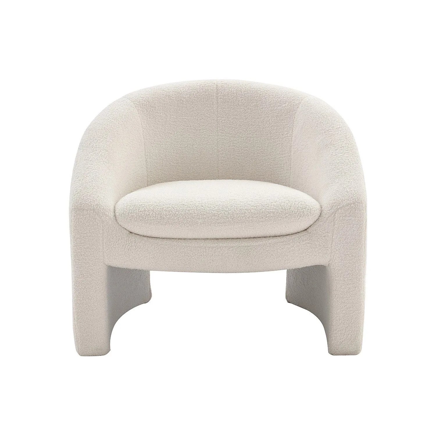 Vente-unique Sessel Mit Gerader Rückenlehne Ossana Weiß 83 cm