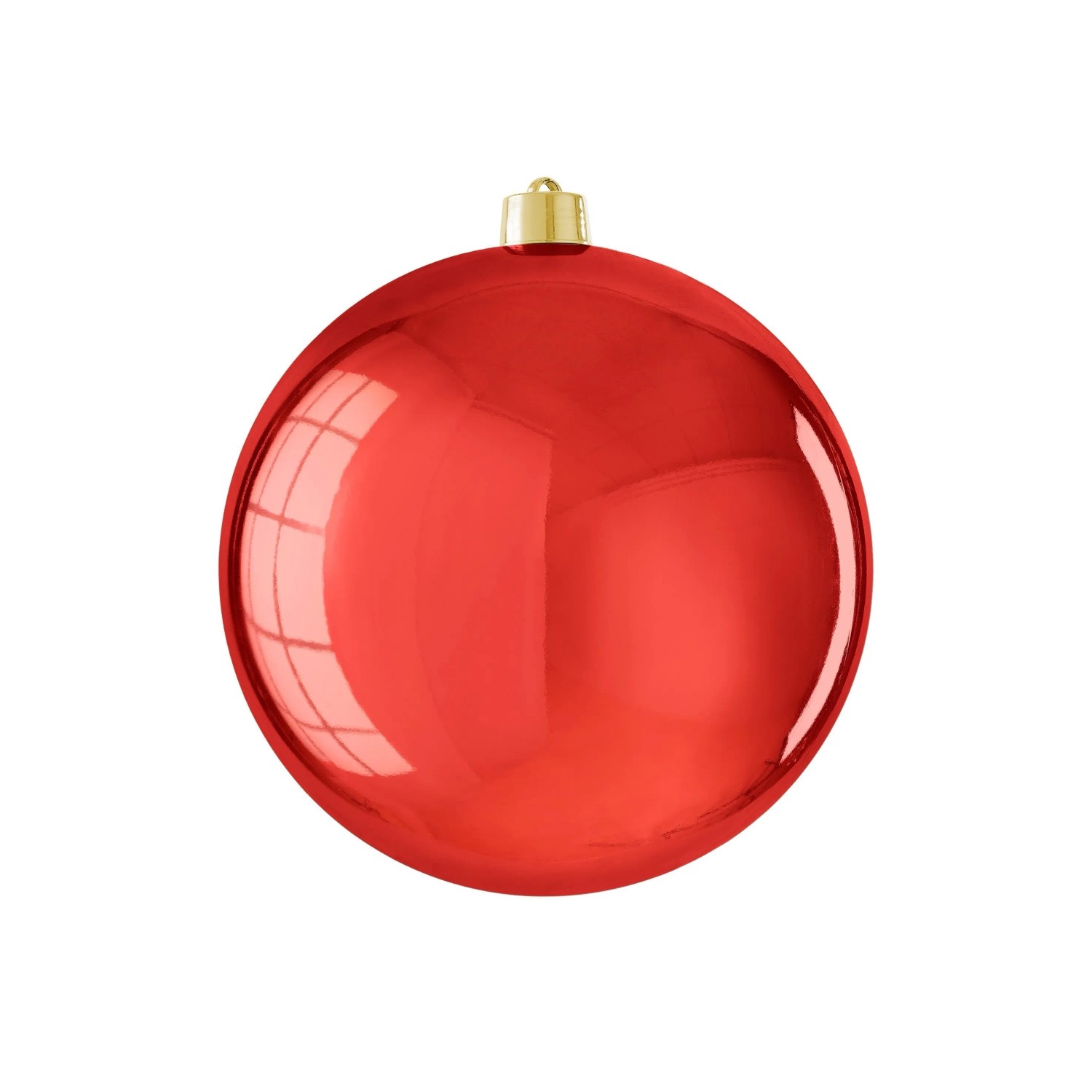 Mica Decorations Kugel Bruchfest Ø 25 cm Rot Glänzend