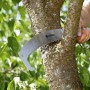 Gardena combisystem Gartensäge 300 PP gebogen im Einsatz beim Sägen eines Astes.