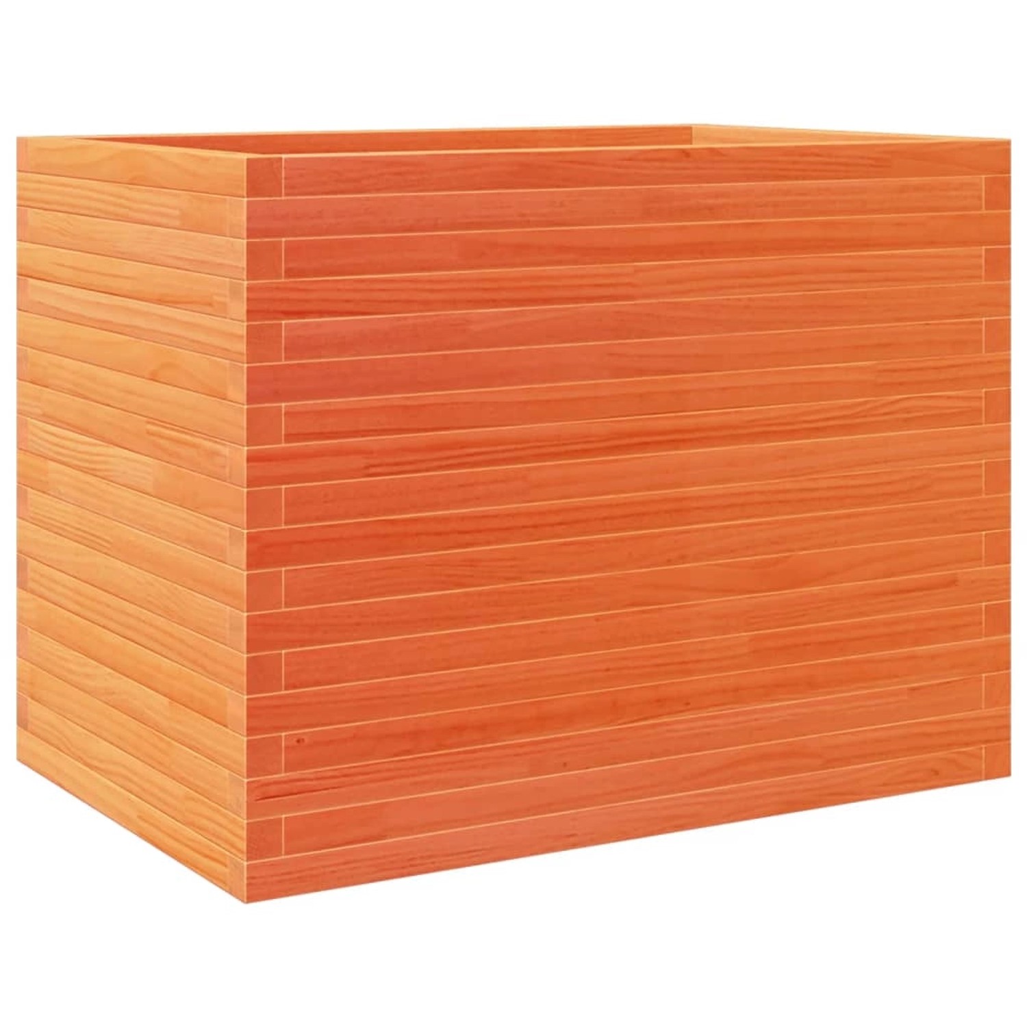 vidaXL Pflanzkübel Wachsbraun 90x60x68,5 cm Massivholz Kiefer 3282501 günstig online kaufen