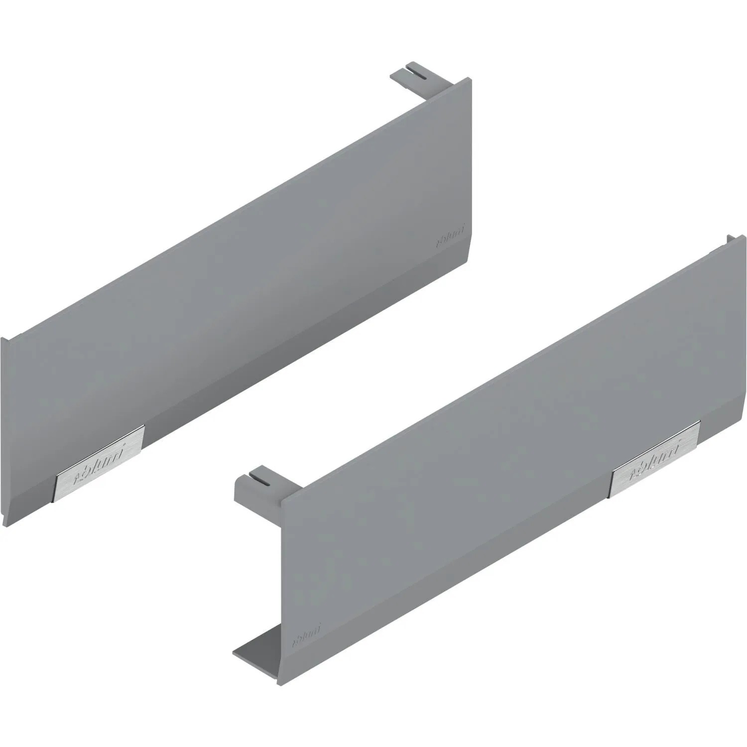 Blum Abdeckkappen-Set Aventos Hf Hs Hl top für Kraftspeicher Kunststoff Hellgrau