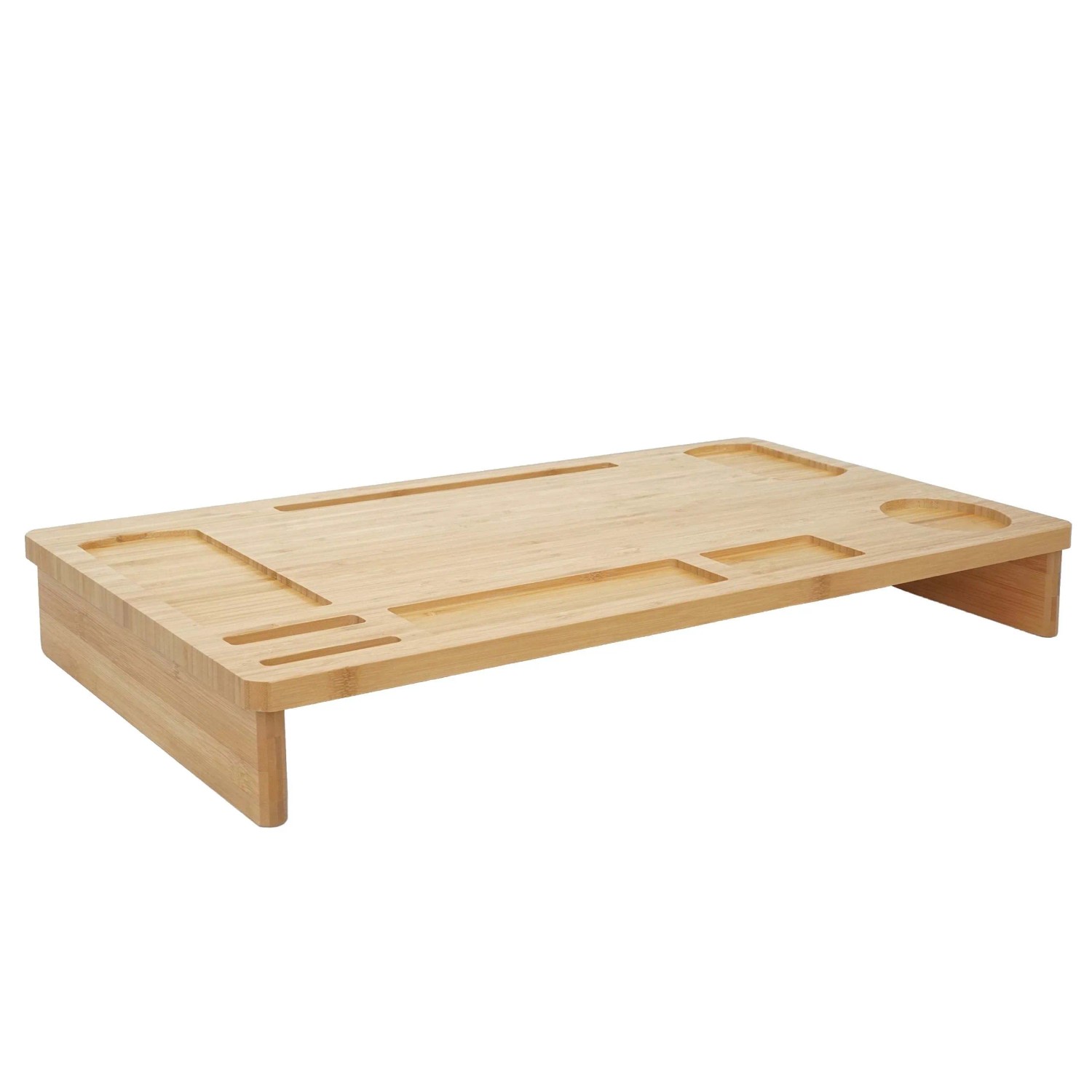 Proregal Monitorerhöhung HxBxT 9x65x31 cm Bambu Monitorständer Tischorganiz günstig online kaufen