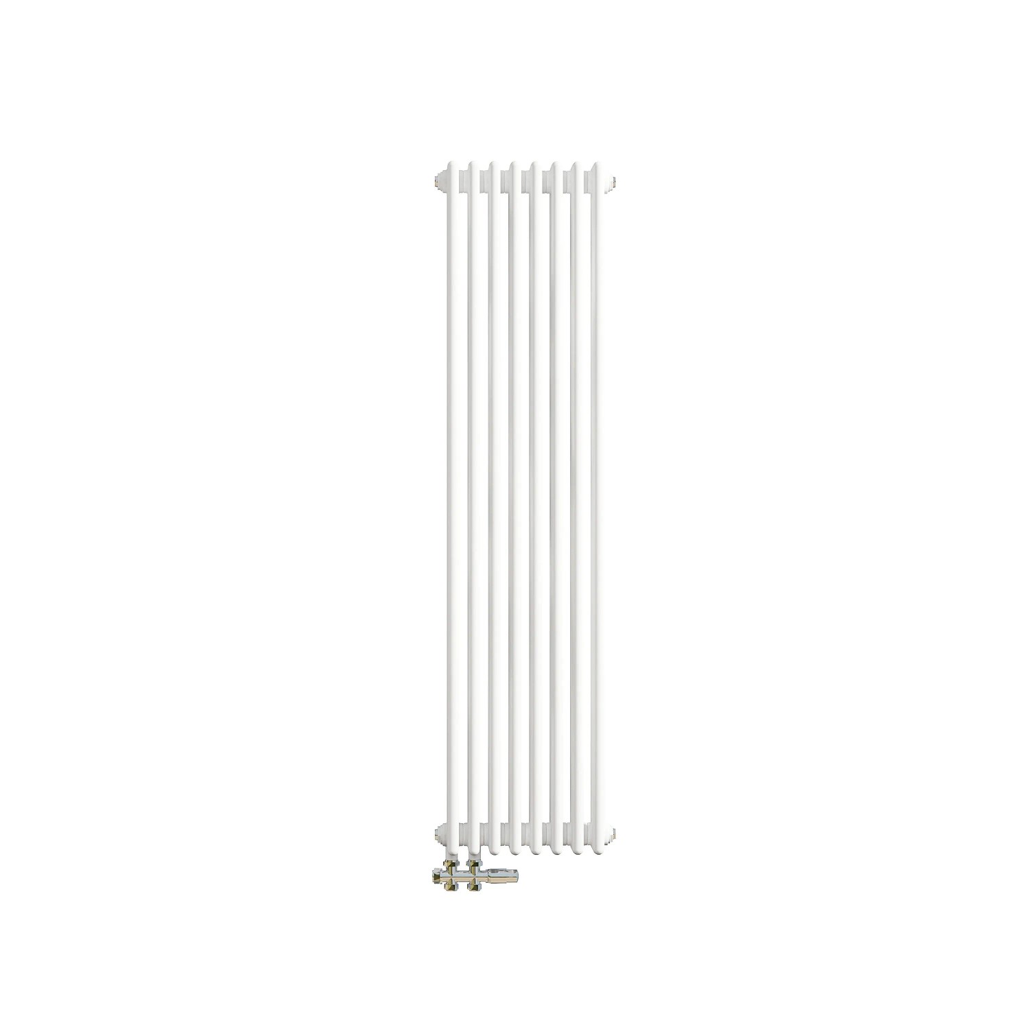 AICA Traditioneller Gusseisenstil 3 Spalten Heizkörper 1500 x 380 mm Weiß 1289W