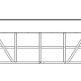 Skan Holz Carport Schwarzwald, Natur, mit Dachschalung, Fachwerk Satteldach-Carport aus Holz.