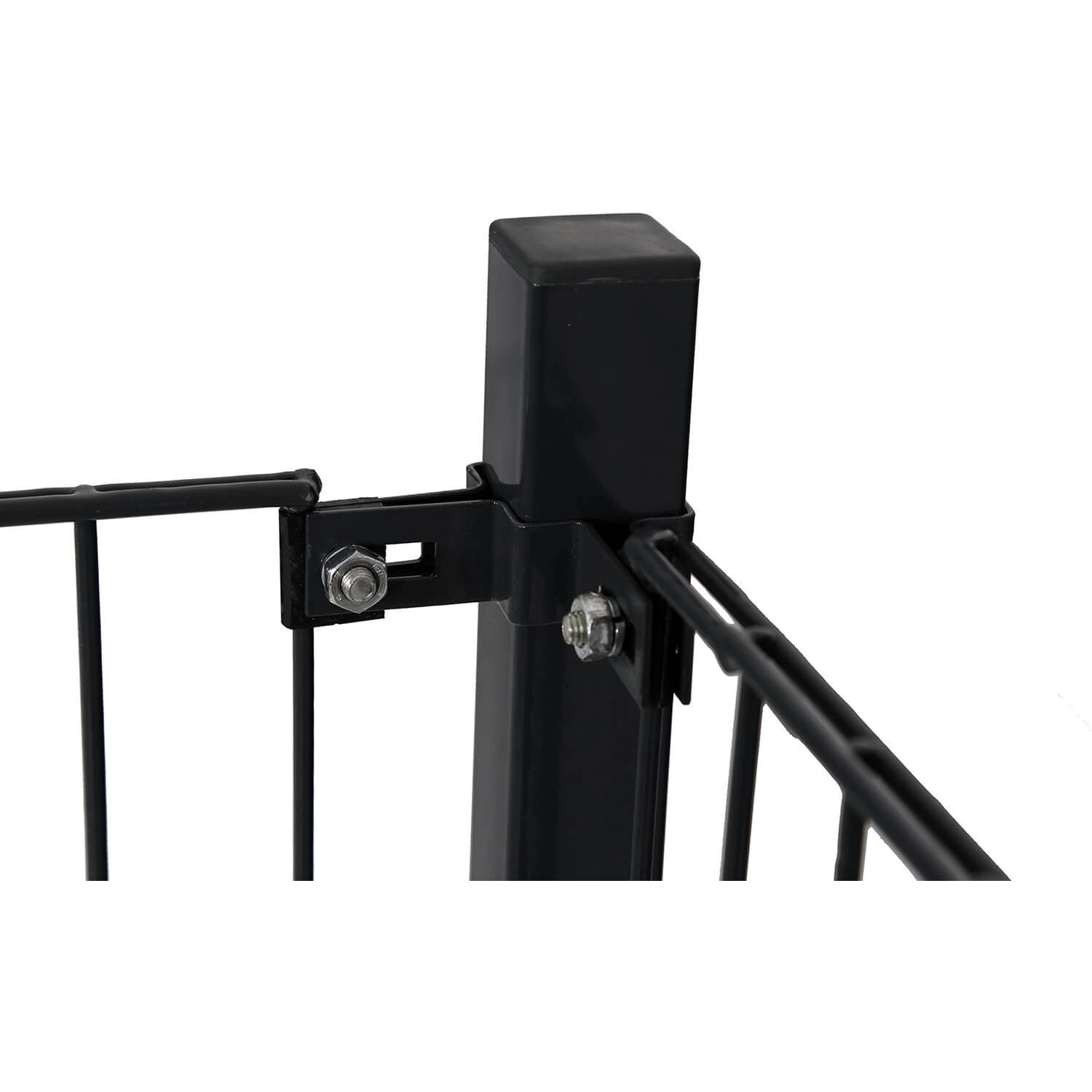 Home Deluxe Doppelstabmattenzaun 2 m x 38 m Anthrazit kaufen bei OBI