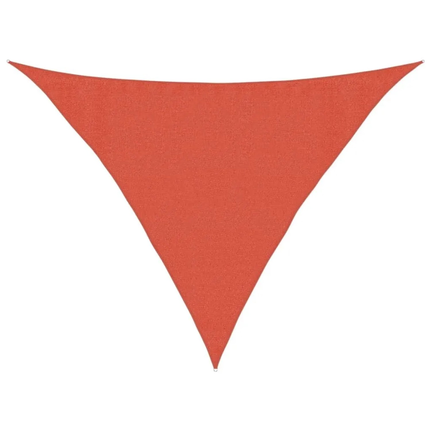 vidaXL Sonnensegel 160 g/m² Terrakottarot 3,5x3,5x4,9 m HDPE 311367