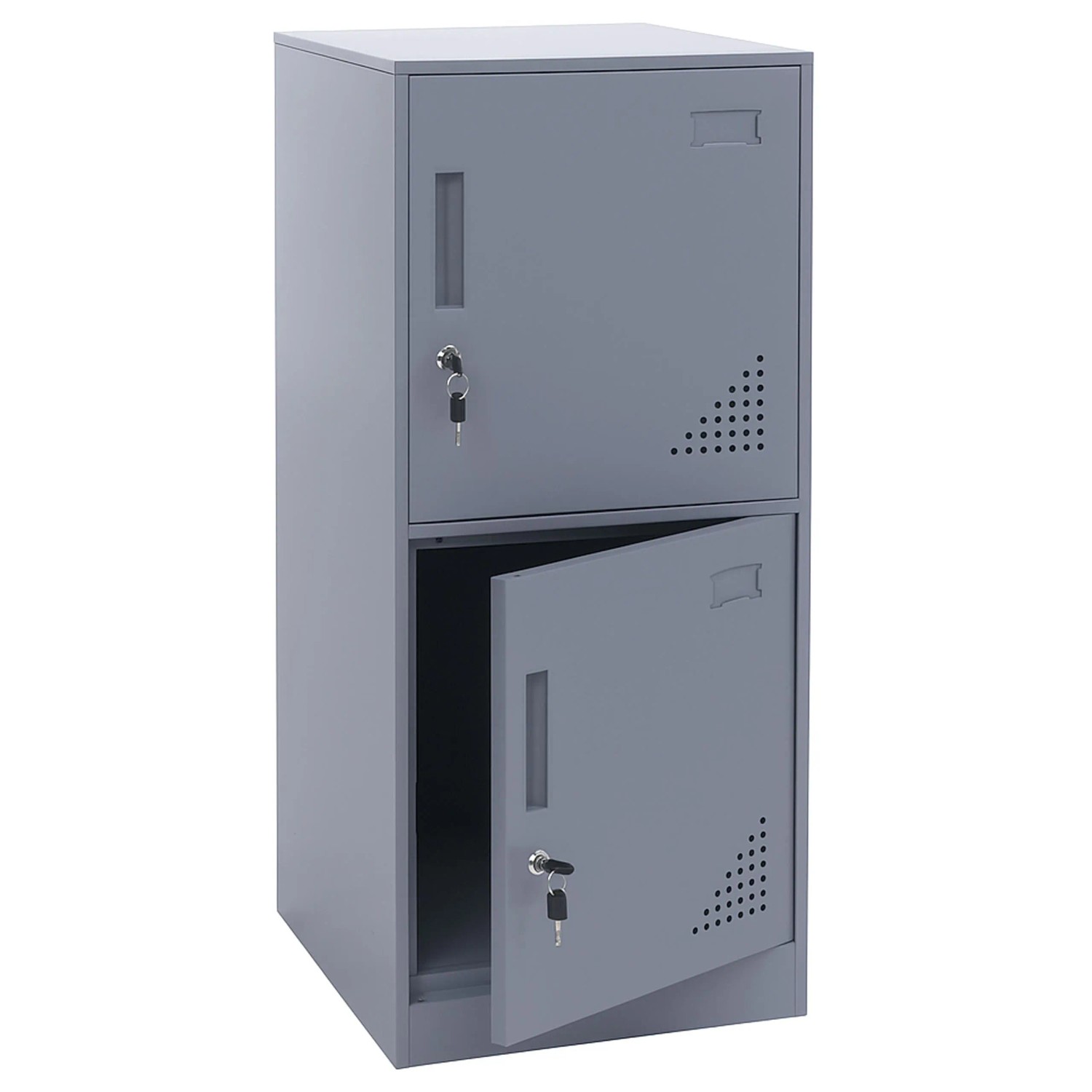 MCW Spind P63 Grau 2 Türen