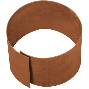 Bellissa Rasenkante Kreis Corten, 13 cm hoch, Ø 20 cm, Beetumrandung aus Cortenstahl.